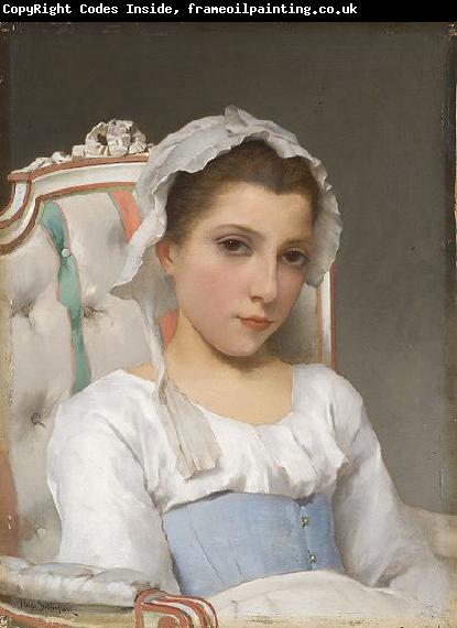 unknow artist Portrait of a young girl